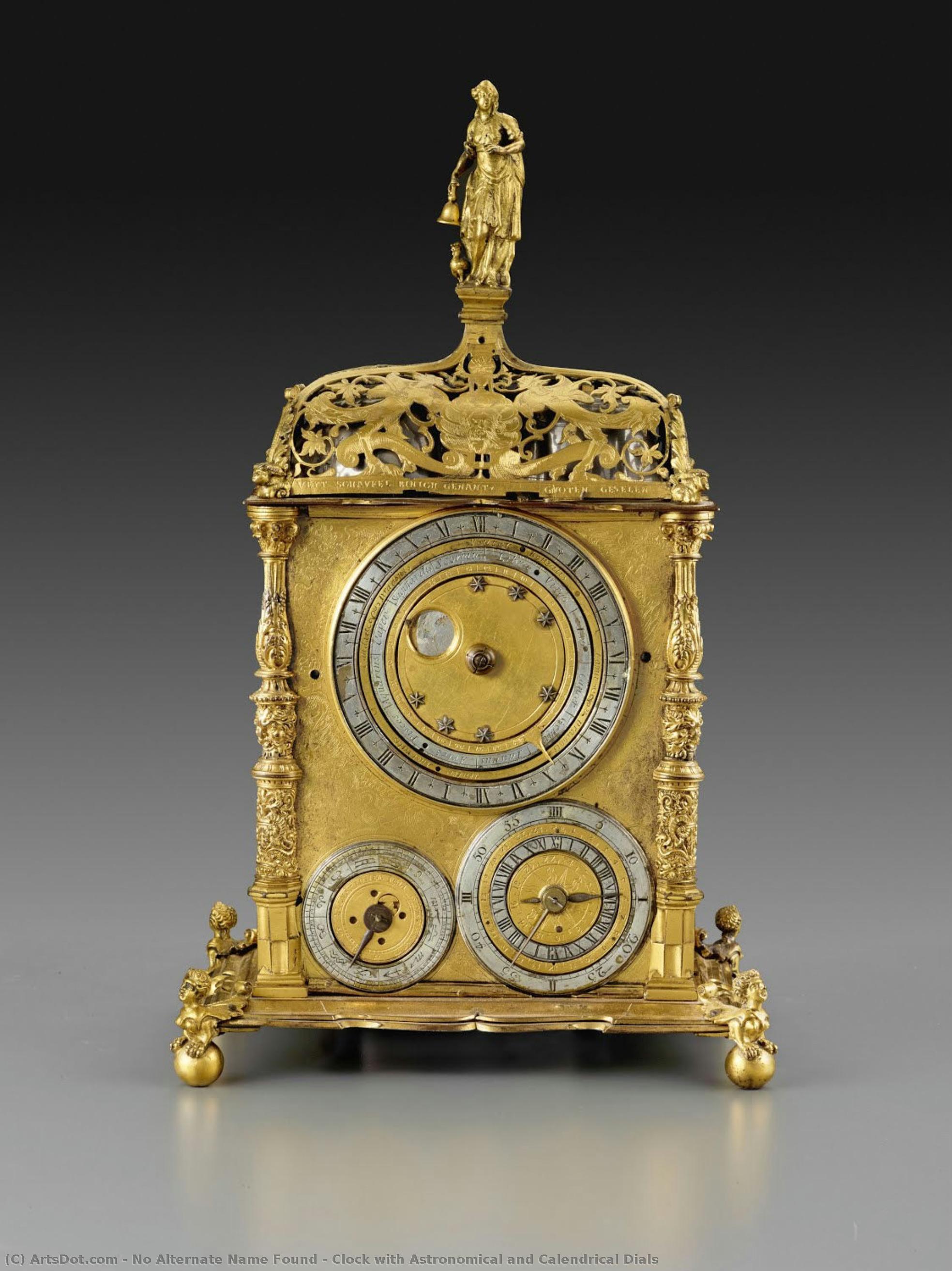 Uhr Mit Astronomischen Und Kalendarischen Zifferblättern — Gary Wragg