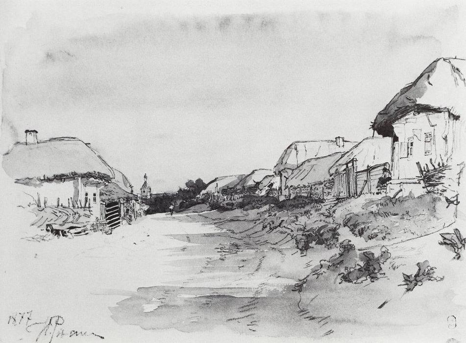 The Village Of Mokhnachi — Ilya Yefimovich Repin