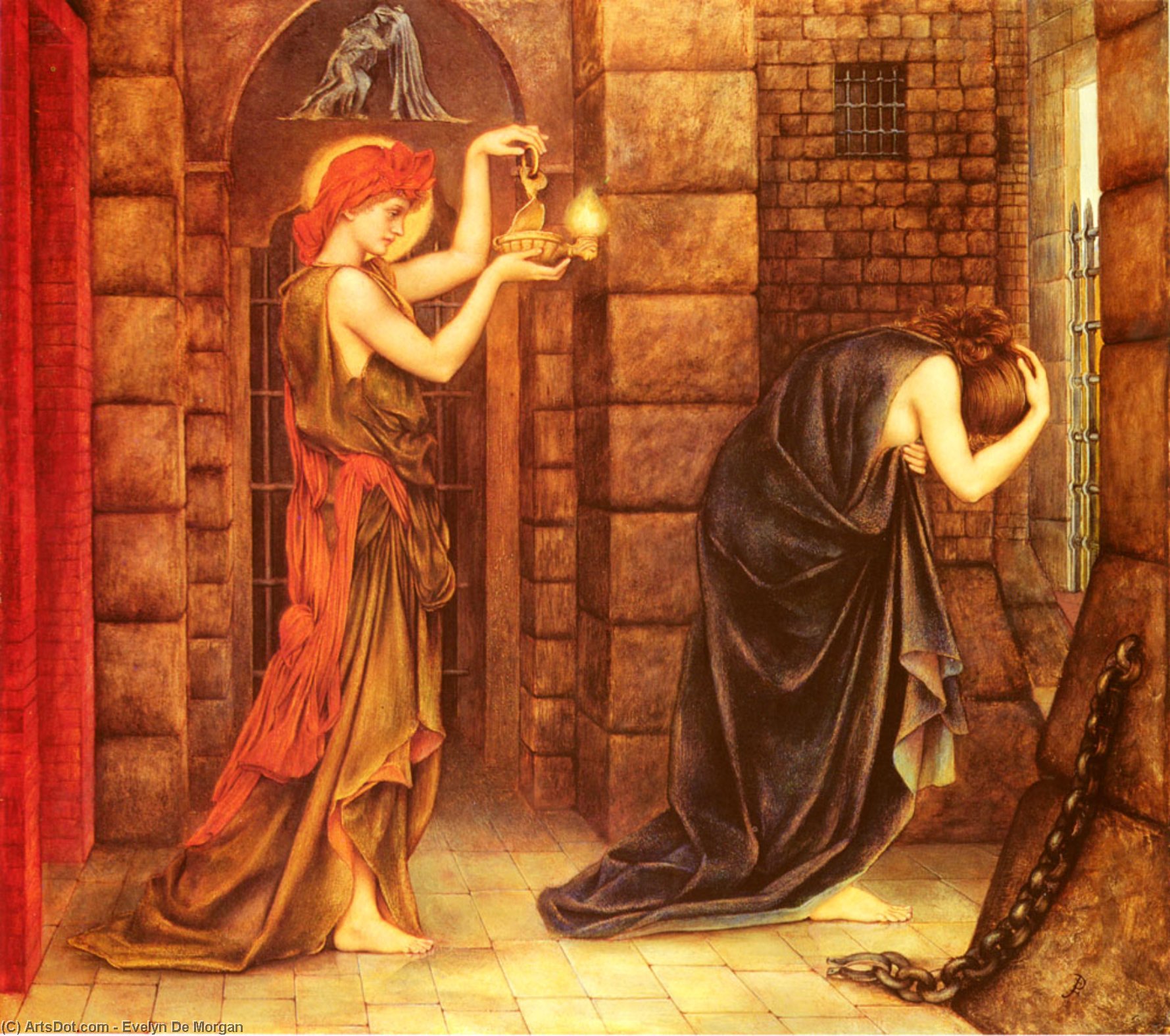 Hope In The Prison Of Despair — Evelyn De Morgan