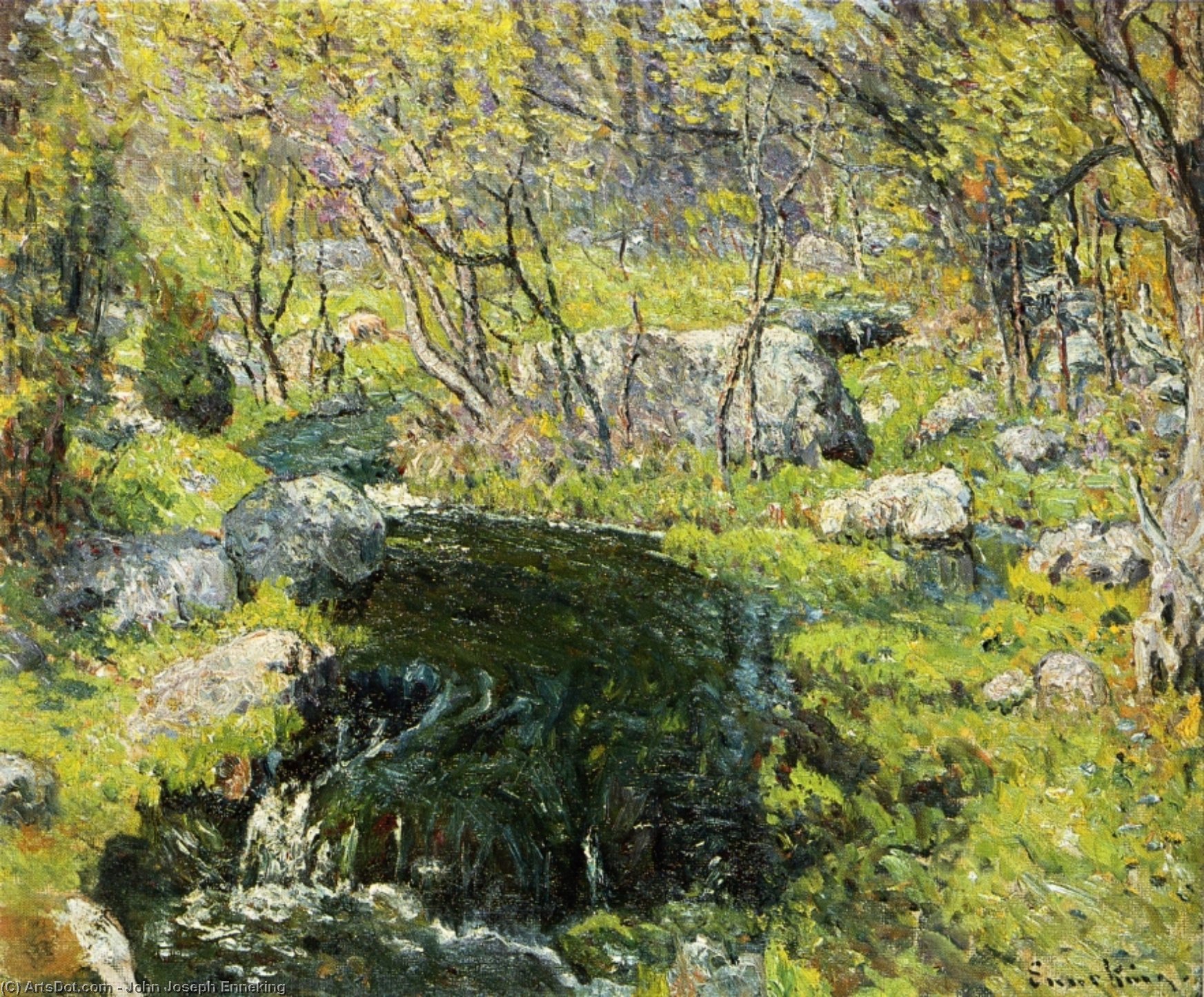 Stream In Spring — ジョン・ジョセフ・エンネキング