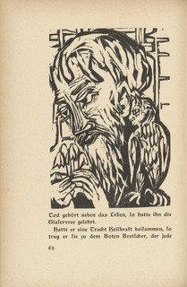 Briggel Briggel (der Briggel Briggel) (in Text Plate, Page 62) From Neben Der Heerstrasse (off The Main Road) — Ernst Ludwig Kirchner