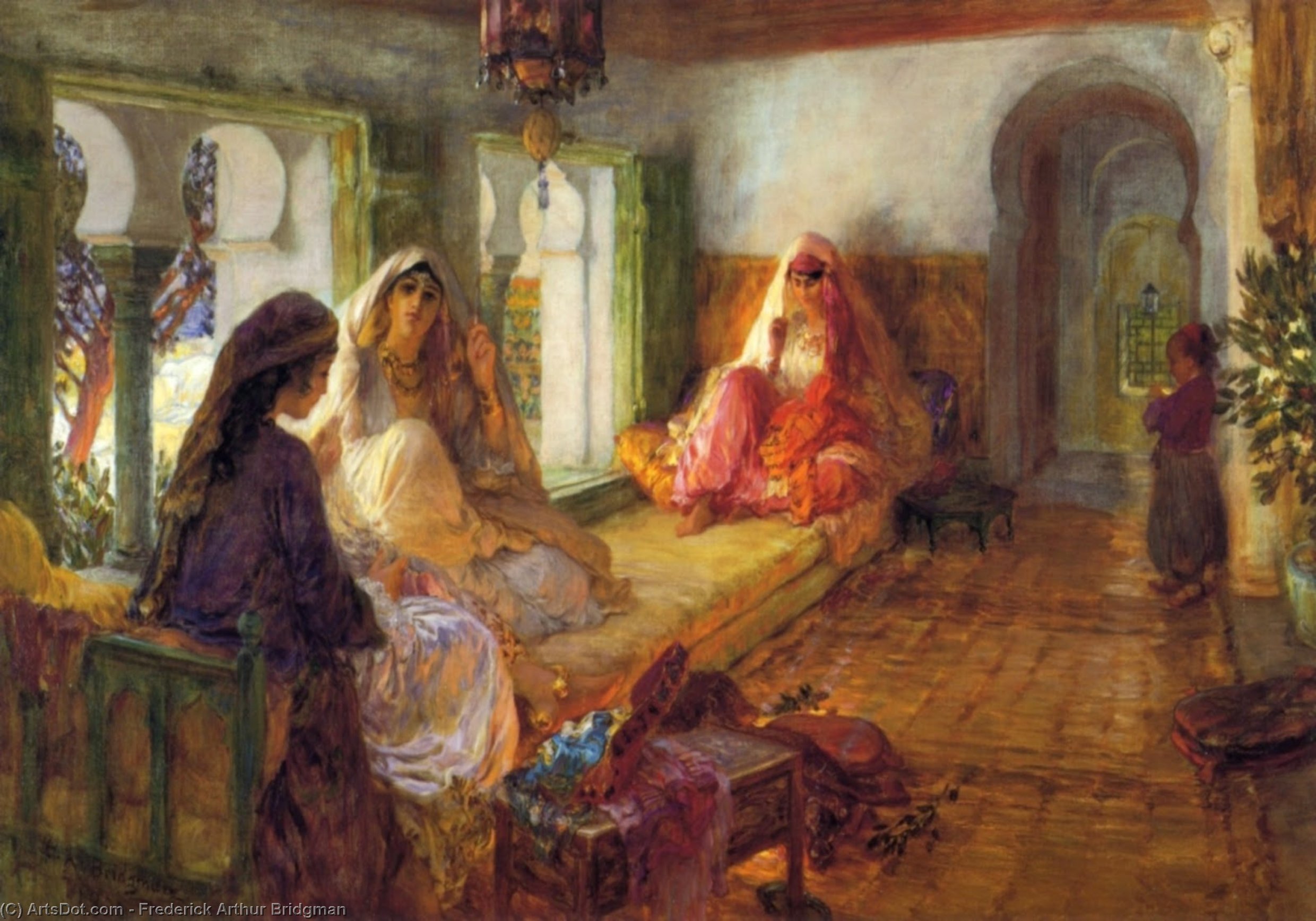 The Harem — フレデリック・アーサー・ブリッジマン