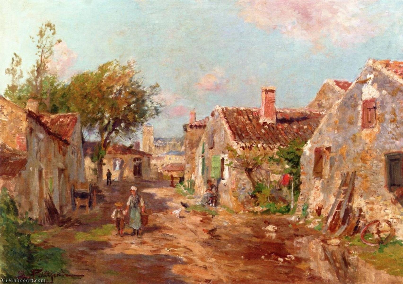 In Talmont — Edmond Marie Petitjean