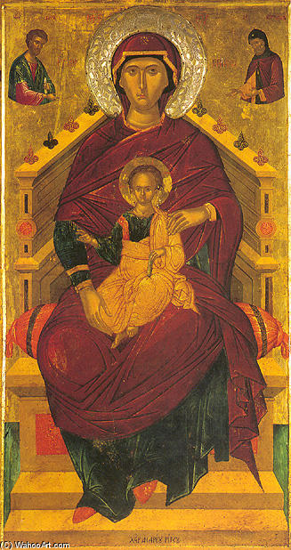 The Mother Of God Enthroned — Andreas Ritzos