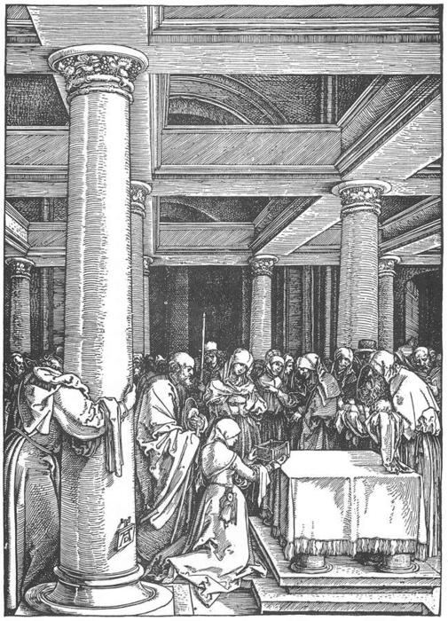 Life Of The Virgin: 12. The Presentation Of Christ In The Temple — Albrecht Dürer