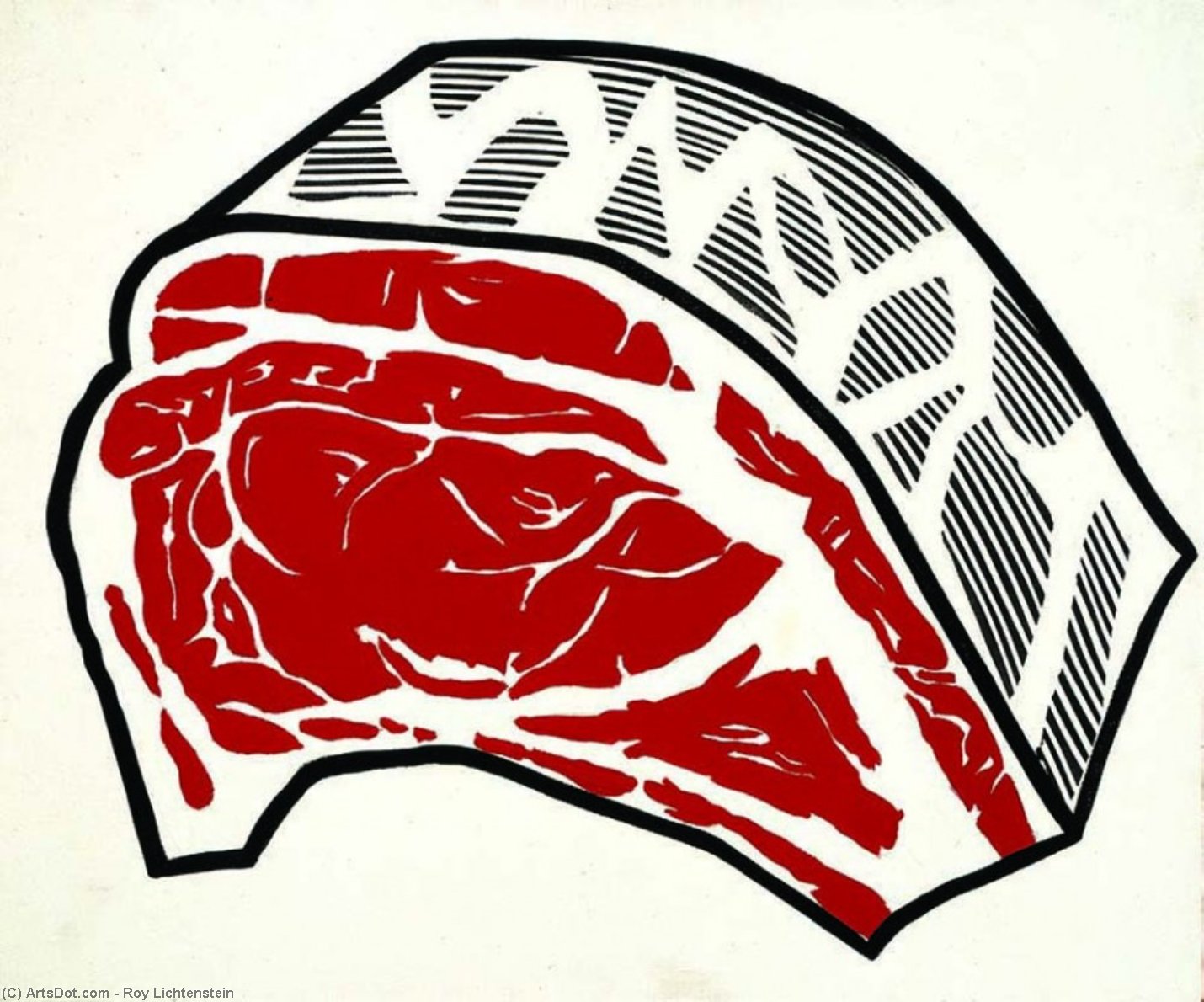 Standing Rib — Roy Lichtenstein