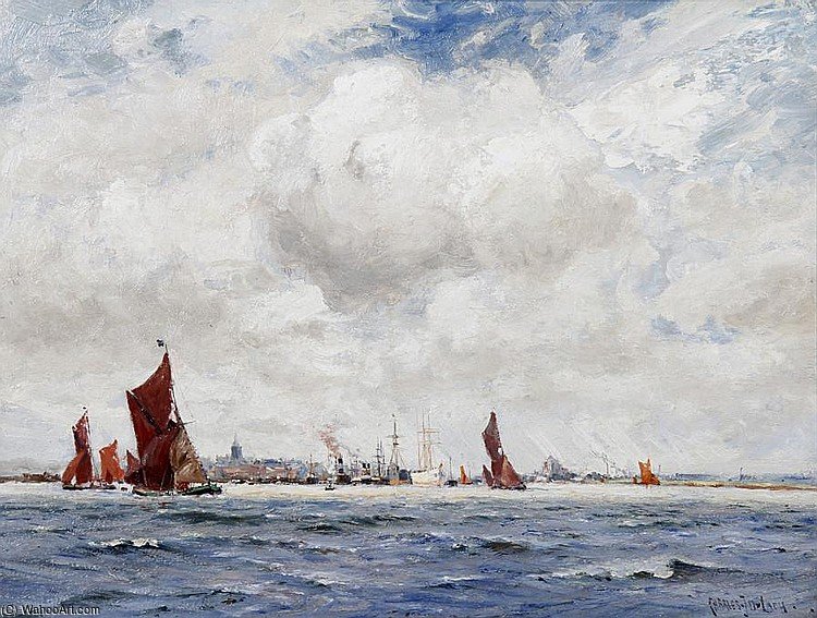 The Gateway Of The Port Of London' — Charles John De Lacy