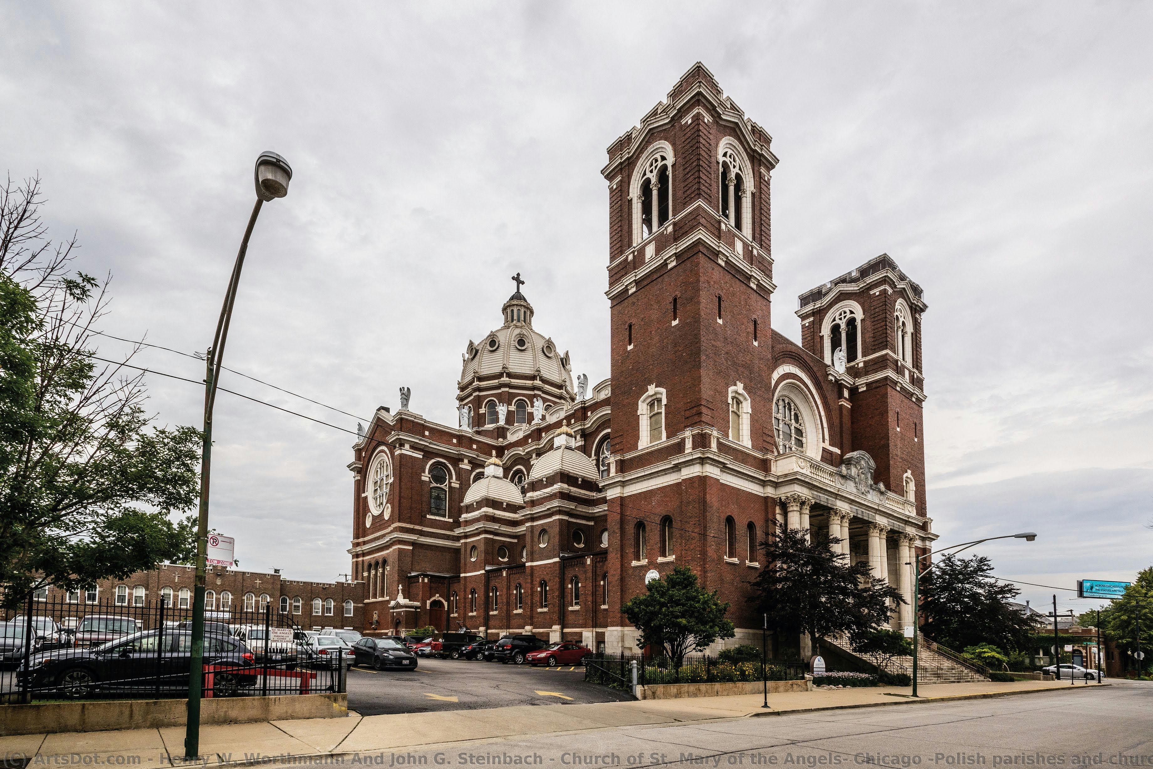 Church Of St. Mary Of The Angels, Chicago [polish Parishes And Churches In Chicago] — ヘンリー・w・ワースマン＆ジョン・g・スタインバック