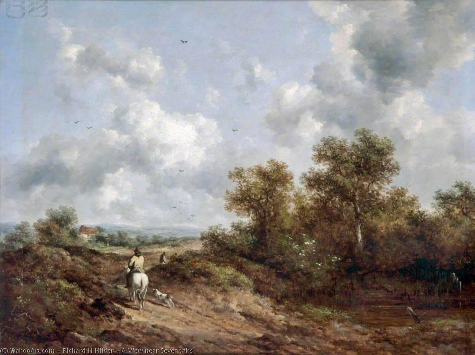 A View Near Sevenoaks — Richard H Hilder