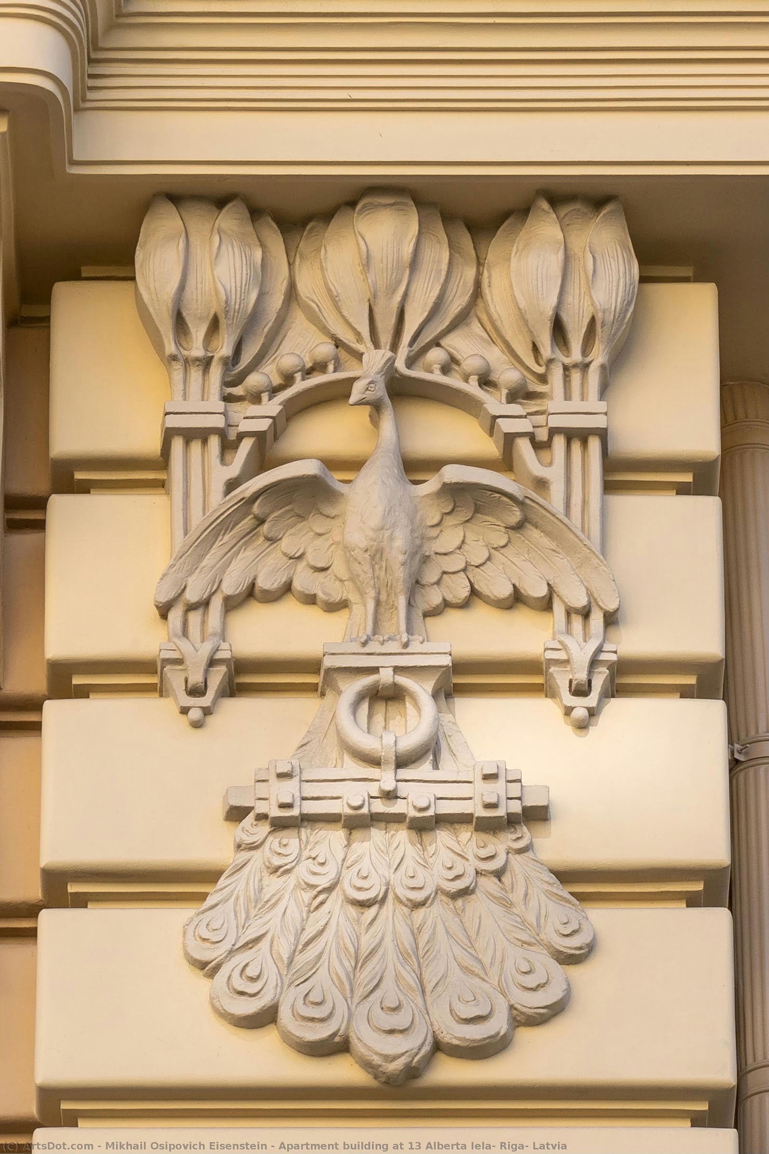 Apartment Building At 13 Alberta Iela, Riga, Latvia — Michail Osipowitsch Eisenstein