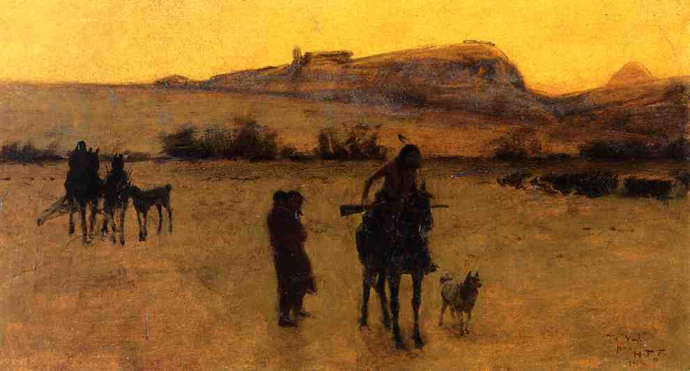 Study For Danger'''' — Henry François Farny