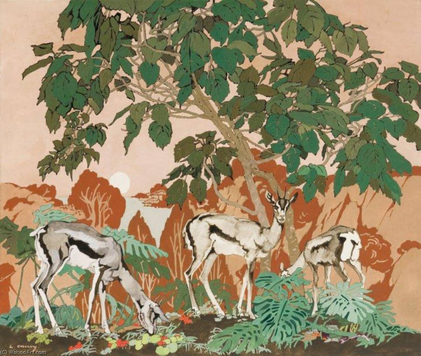 Gazelles Of North Africa — Léon Cauvy