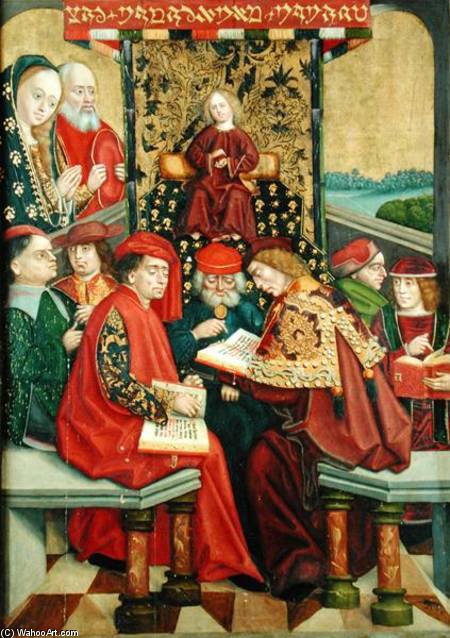 Dispute With The Doctors, From The Dome Altar — Absolon Stumme
