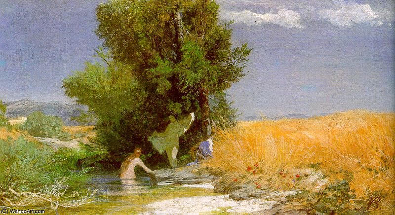 Nymphs Bathing — Arnold Böcklin