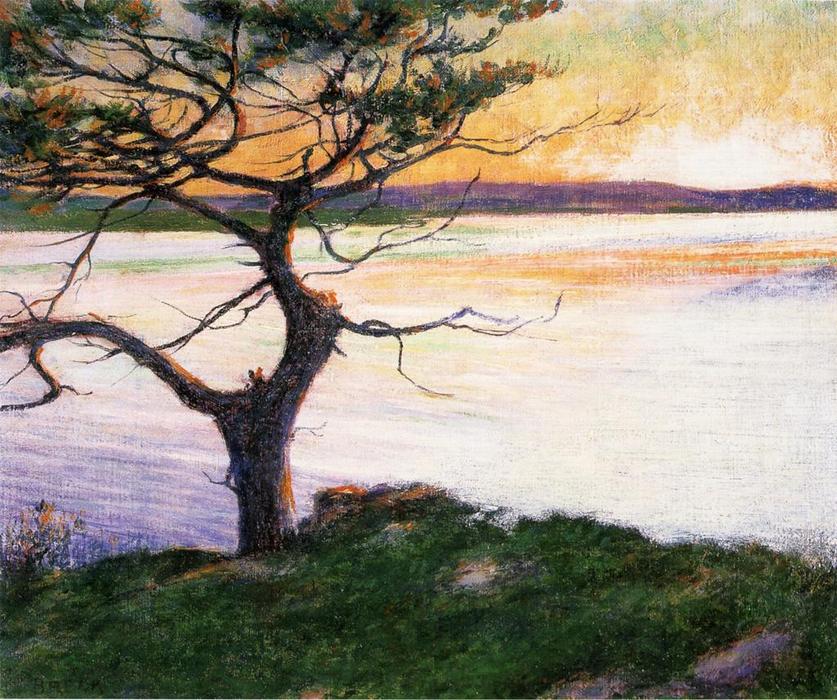 View Across Ipswich Bay, Near Cambridge Beach — John Leslie Breck