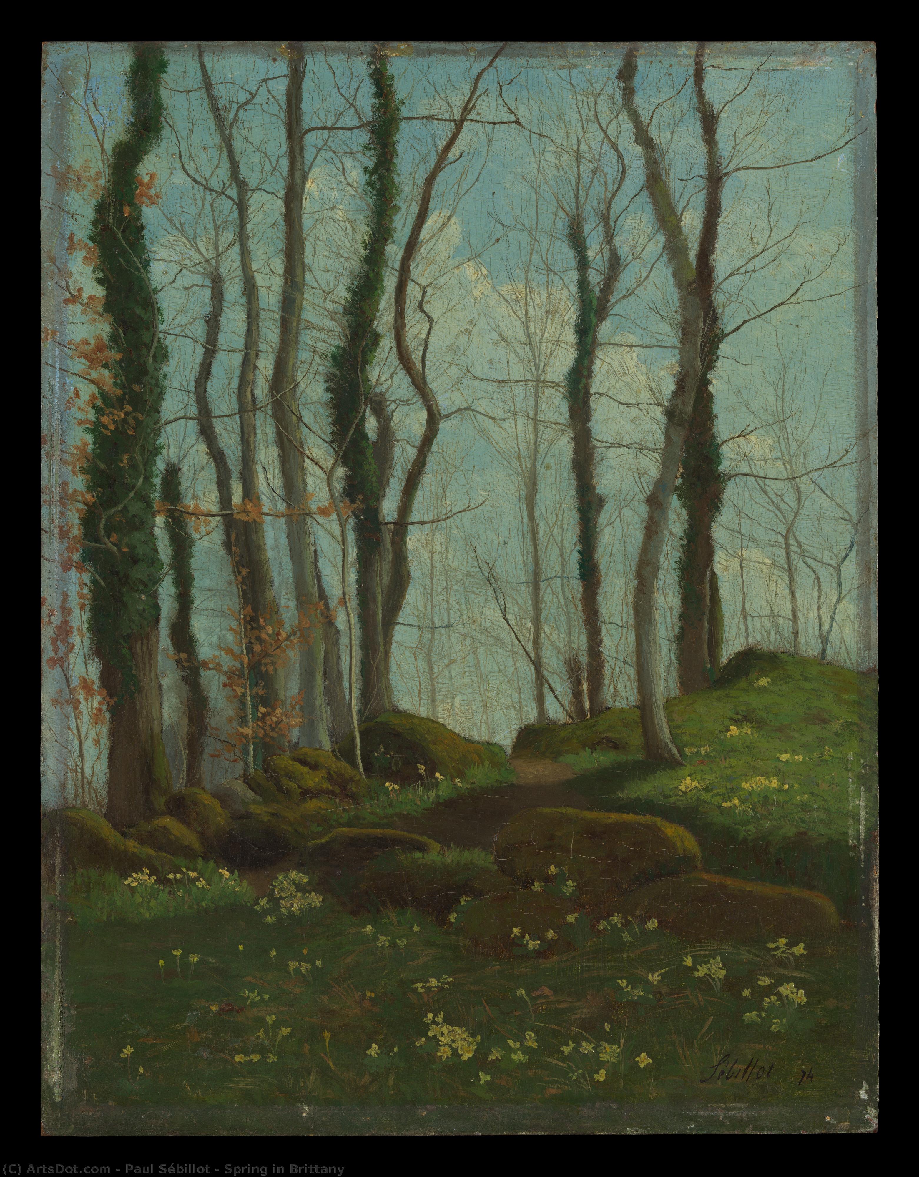 Spring In Brittany — Sébillot, Paul