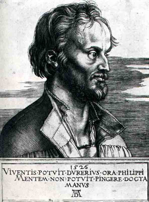 Portrait De Philippe Melanchton, Berlin Smpk — Albrecht Dürer