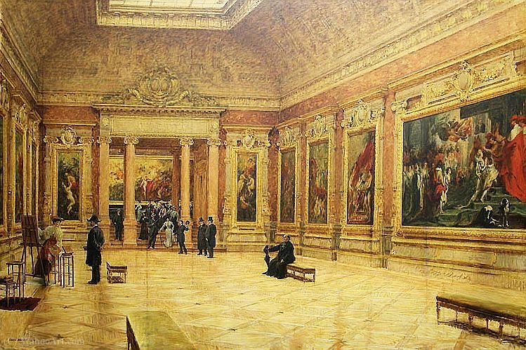 Rubens Room At The Louvre — Луи Беруд