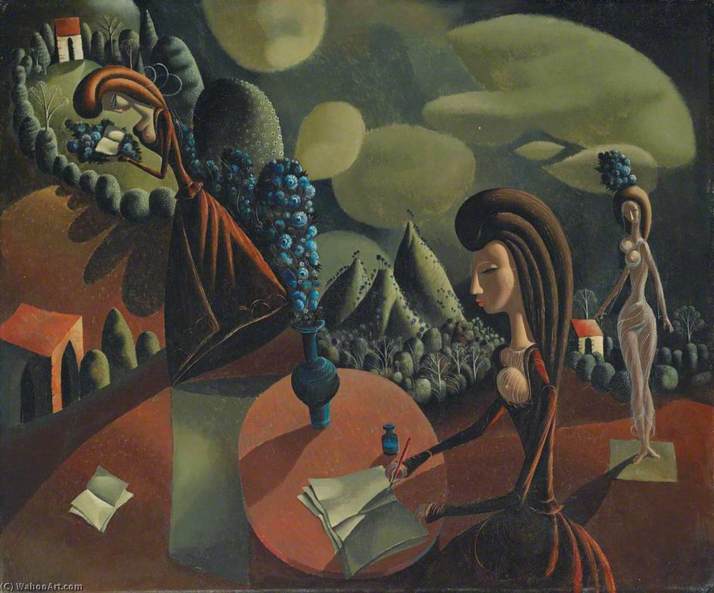 The Poet's Garden — Colin Middleton