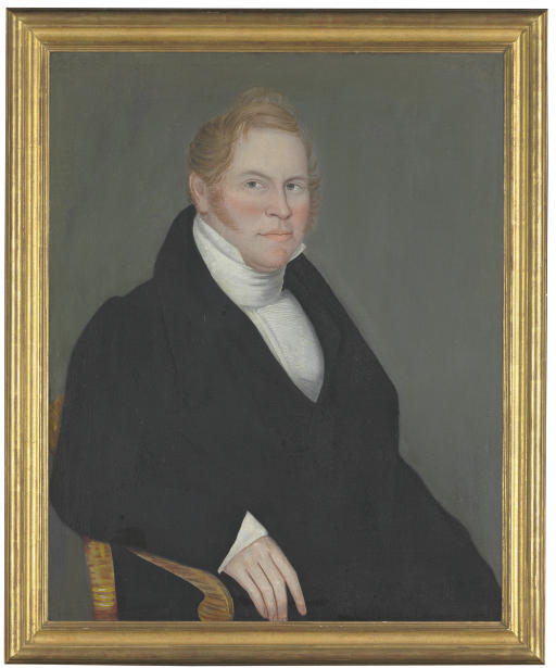 Portrait Of Mr Dilbee Of Pine Plains (portrait Of A Man With Red Hair) — Ammi Phillips