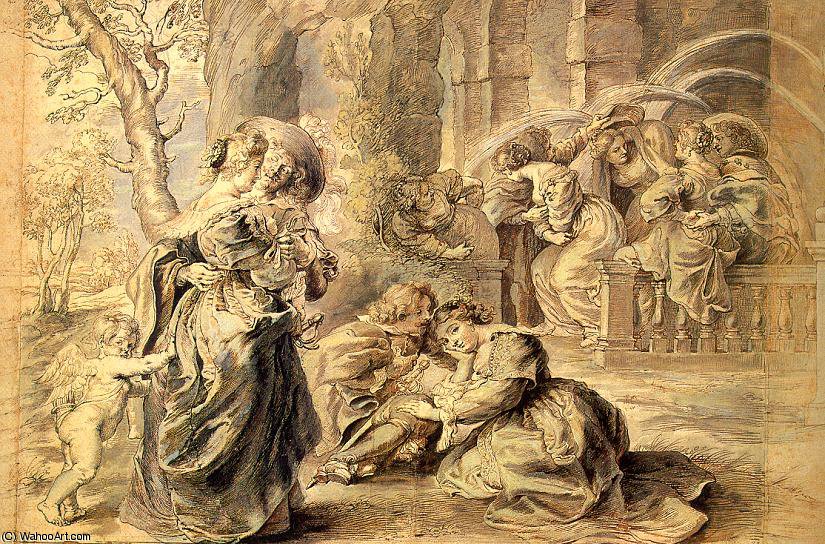 The Garden Of Love, Detail — Peter Paul Rubens