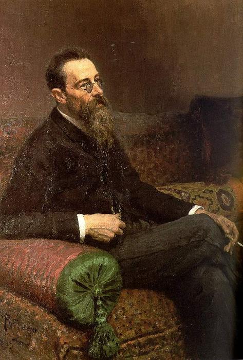 Portrait Of The Composer Nikolay Rymsky-korsakov — Ilya Yefimovich Repin