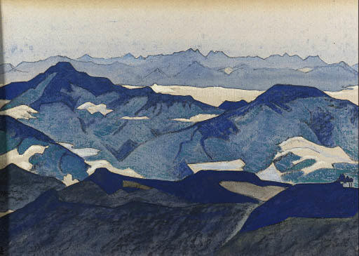 View Of Jelar La — Nicolás Roerich