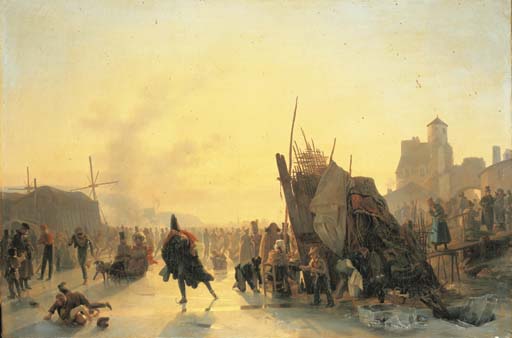 Skaters — Auguste Xavier Leprince