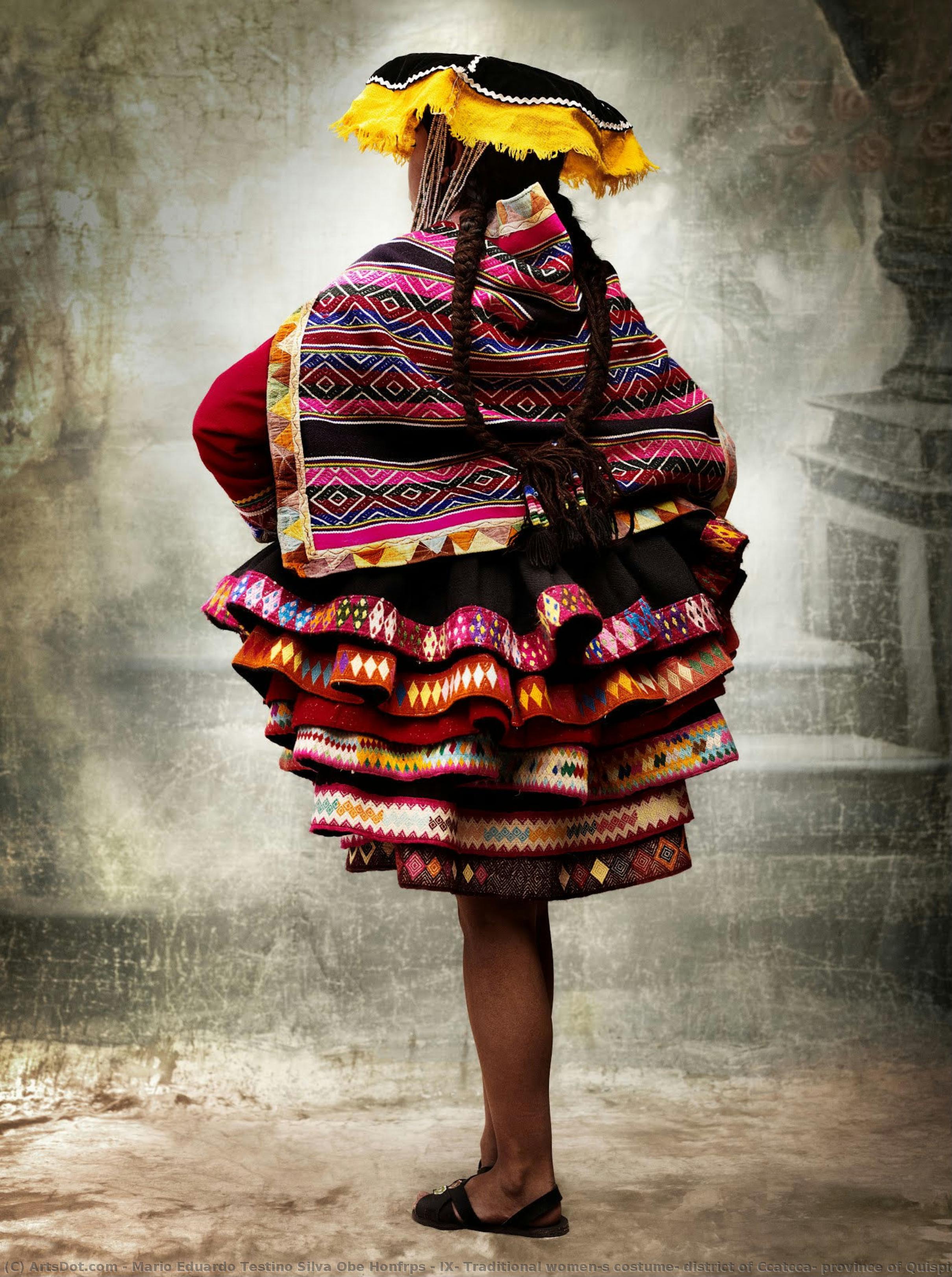 Ix, Traditional Women’s Costume, District Of Ccatcca, Province Of Quispicanchi, Cusco, Peru 2007 — Mario Testino