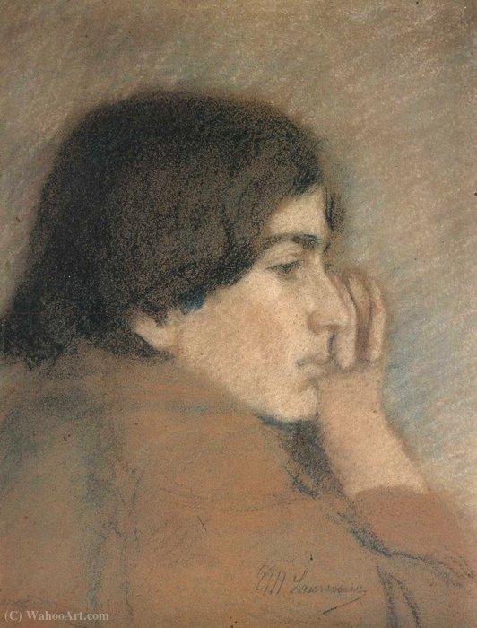 Jeune Femme Pensive Charlotte Renaudin (1902) — Marie Laurencin