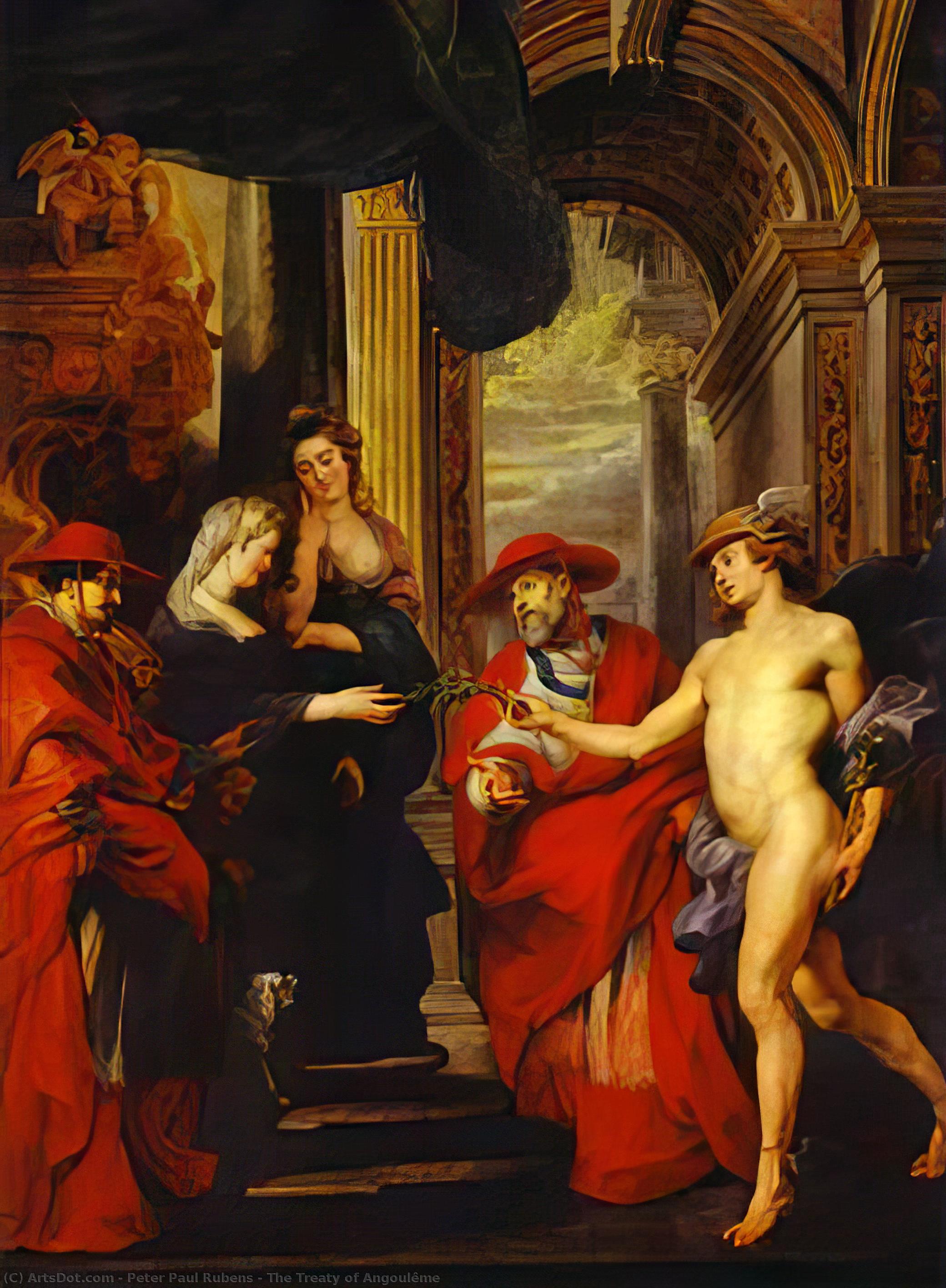 The Treaty Of Angoulême — Peter Paul Rubens