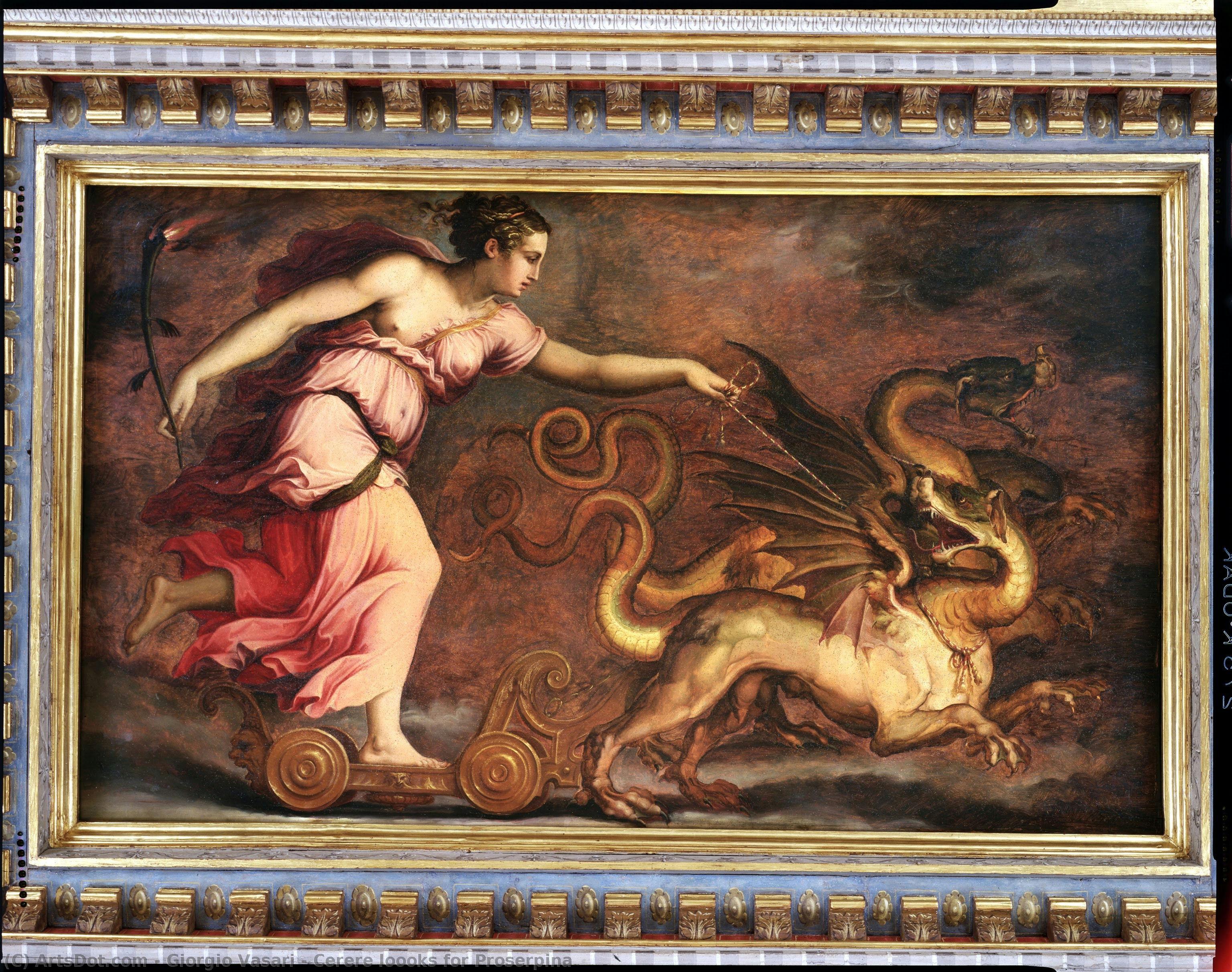 Cerere Loooks For Proserpina — Giorgio Vasari