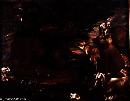 The Animals In The Garden Of Eden — Jacob Van Der (giacomo Da Castello) Kerckhoven