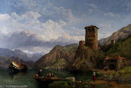 Landscape In Northern Italy — George Clarkson Stanfield