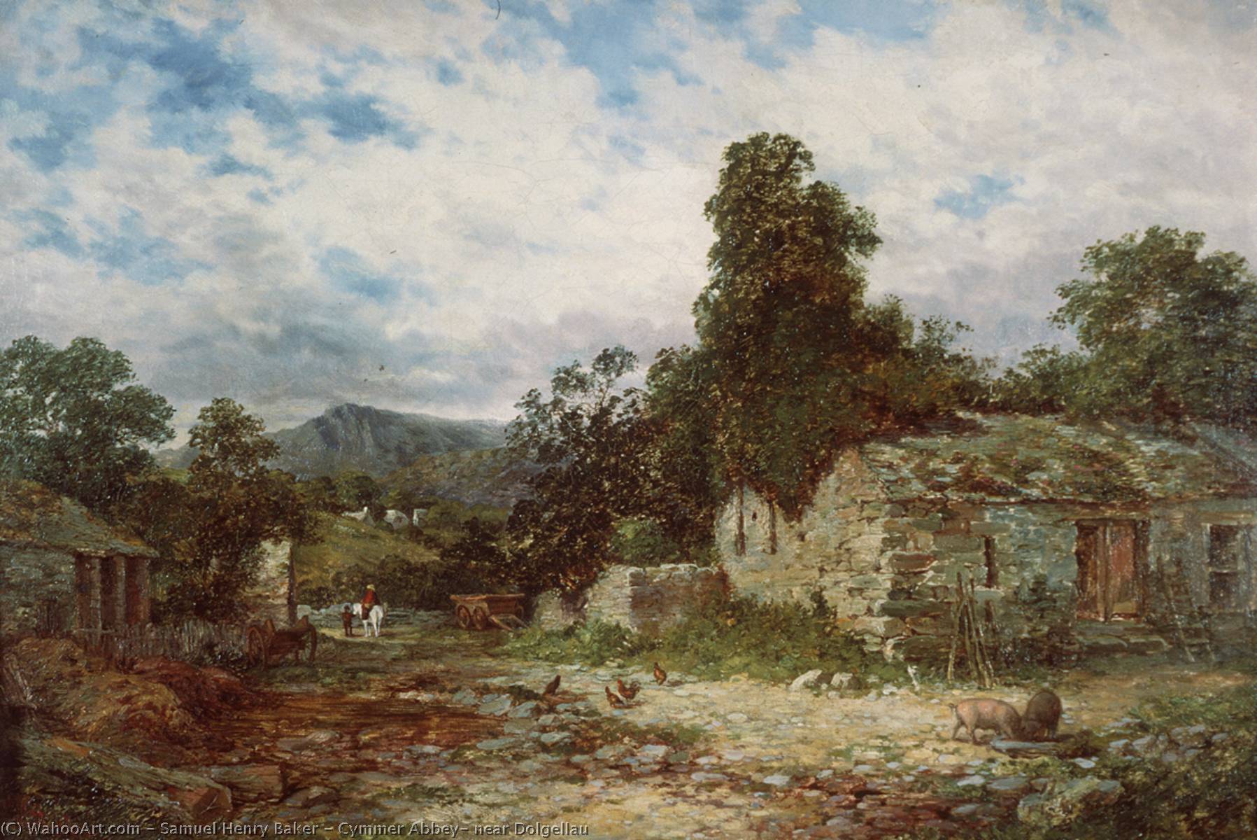 Cymmer Abbey, Near Dolgellau — Samuel Henry Baker