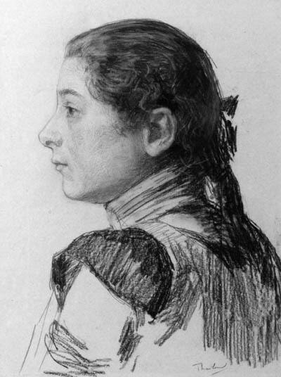 Portrait Of Elise Claudine Arntzenius — Willem Bastiaan Tholen