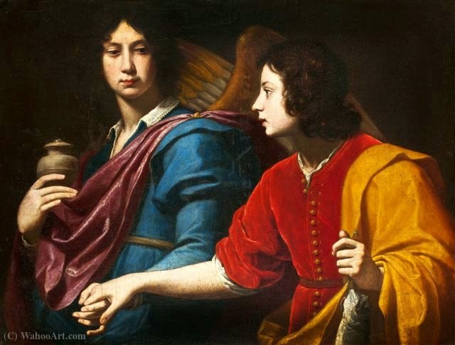 Tobias And Archangel Raphael. — Lorenzo Lippi