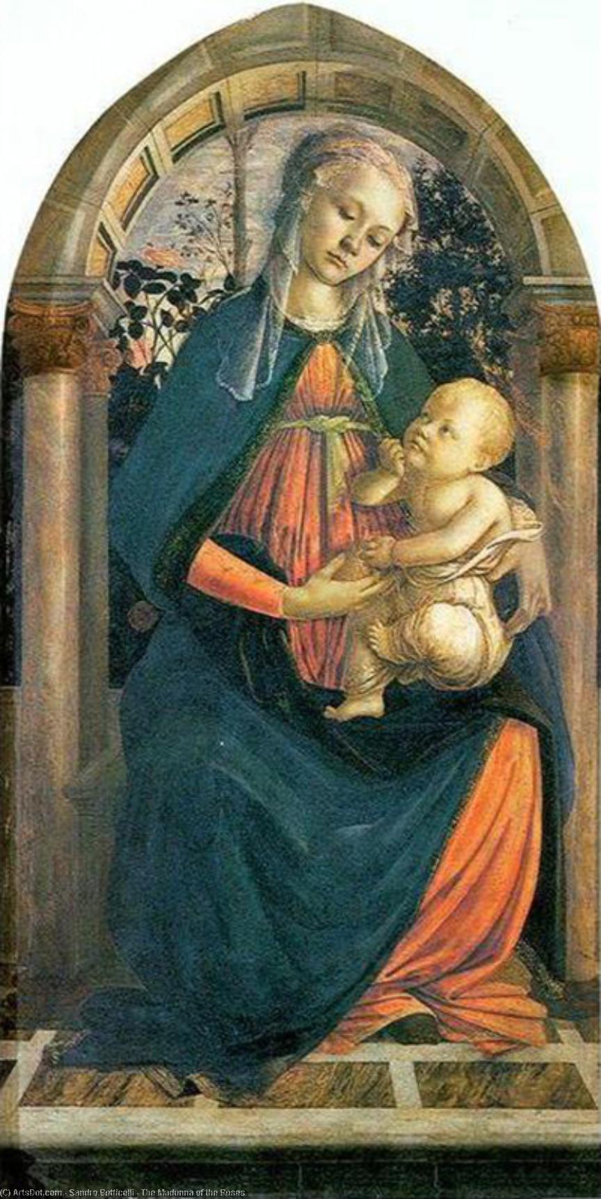 The Madonna Of The Roses — Sandro Botticelli
