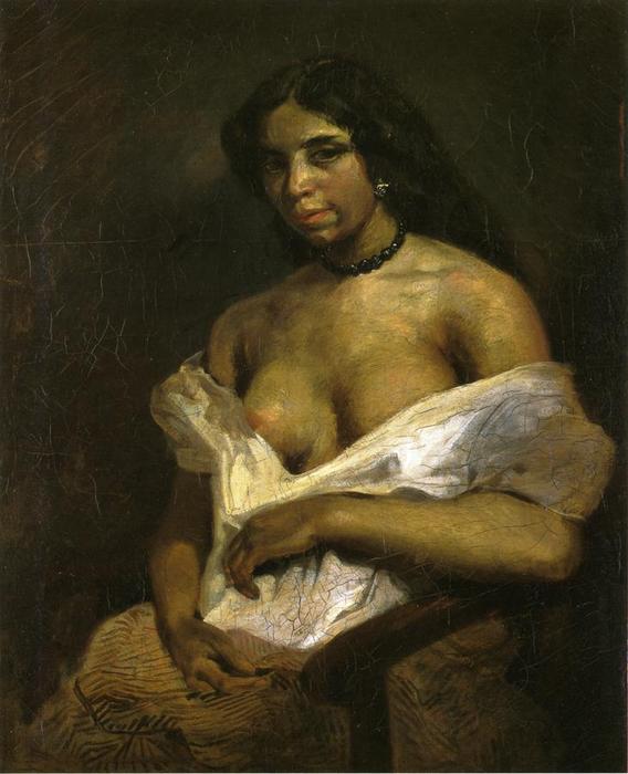 Portrait Of Aspasie — Eugène Delacroix