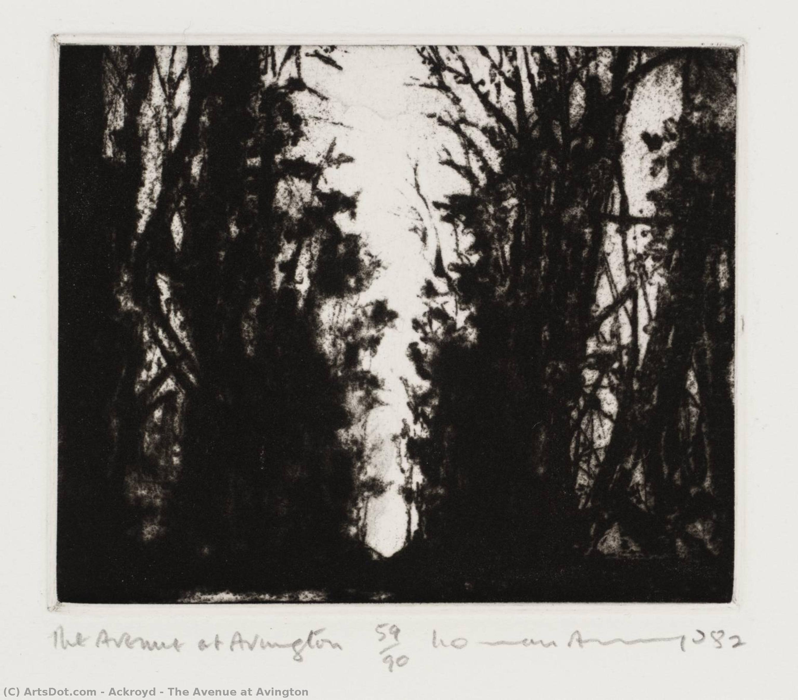 The Avenue At Avington — Norman Ackroyd