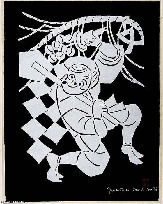 Clown Acrobat — Цукиока Ёситоси