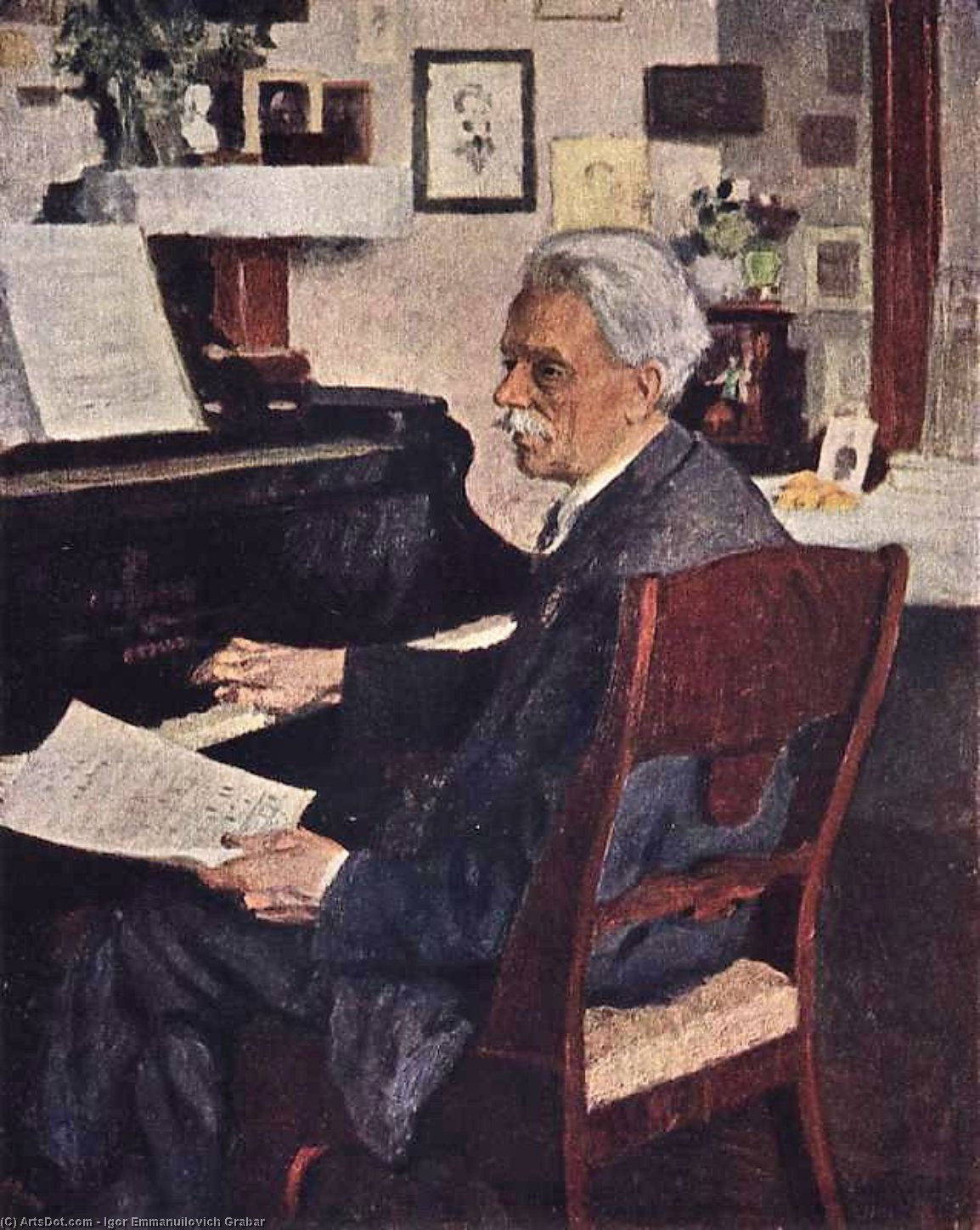 Portrait Of Goldenveizer — Igor Emmanuilovich Grabar