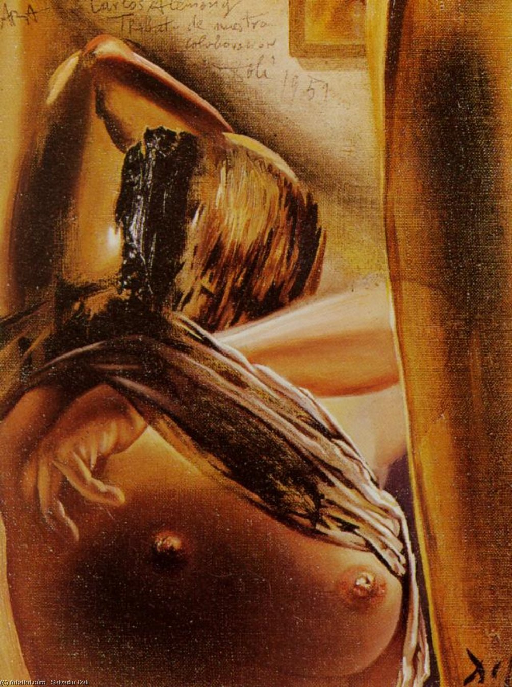 Woman Undressing — Salvador Dalí