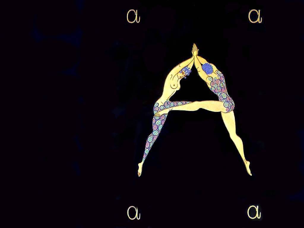 Alphabet A — Erté