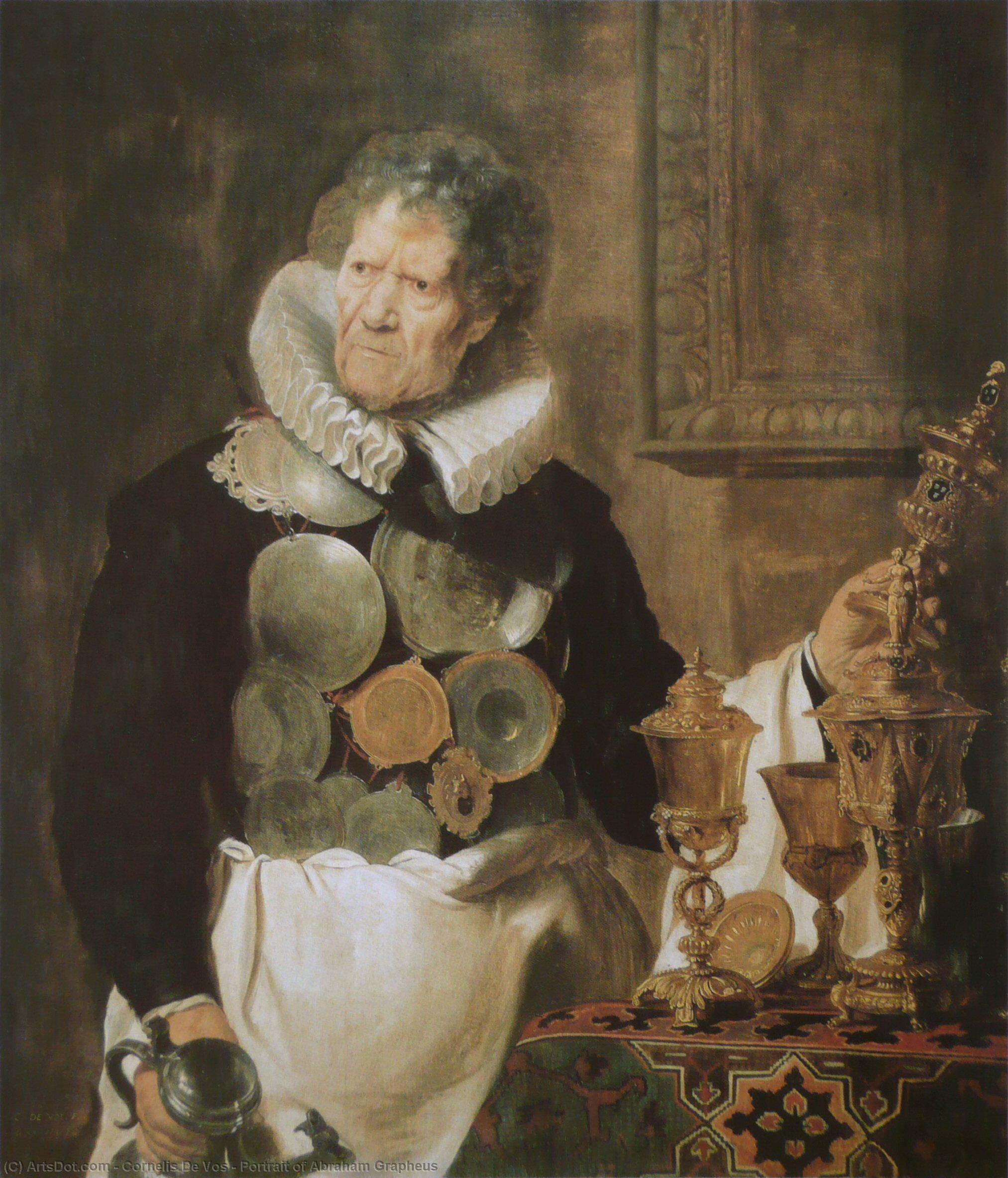 Portrait Of Abraham Grapheus — Cornelis De Vos