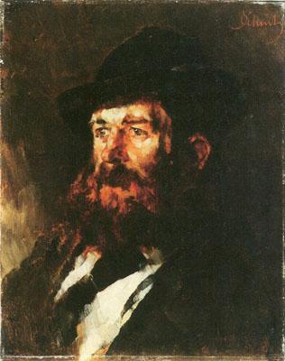 Portrait Of The Painter Karl Hagemeister — Carl Eduard Schuch