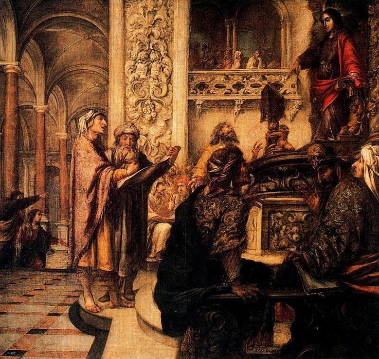 Jesús Disputando Con Los Doctores — Juan De Valdés Leal