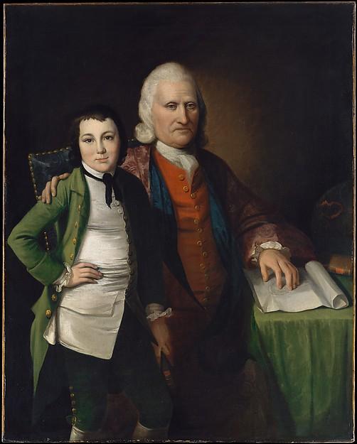 Cadwallader Colden And His Grandson Warren De Lancey — Matthew Pratt