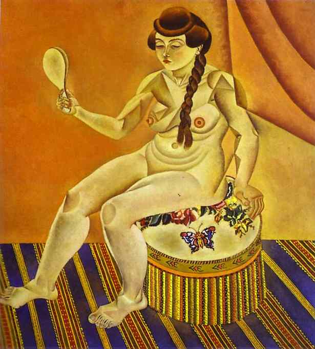 Nude With Mirror — Joan Miró