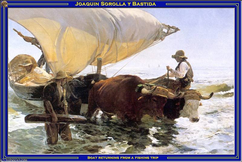 Boat Returning From A Fishing Trip — Joaquín Sorolla Y Bastida